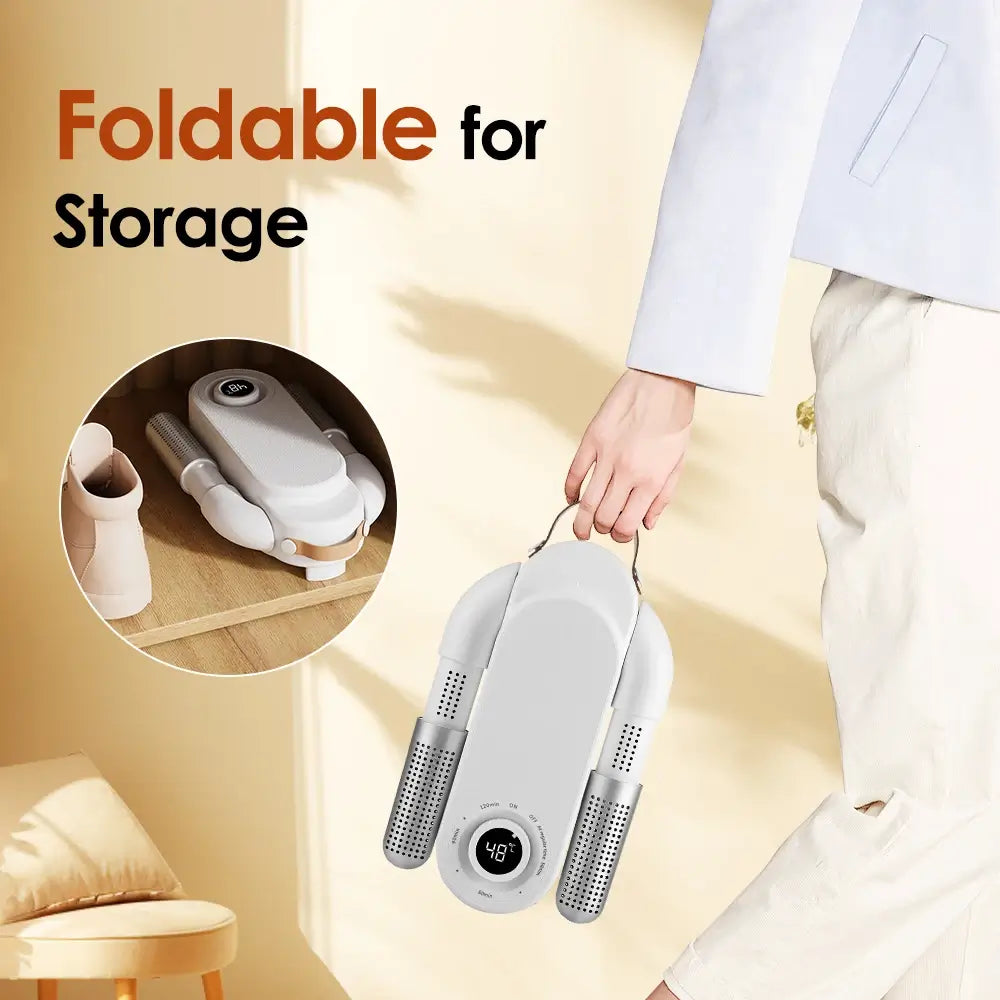 foldable electric shoe dryer