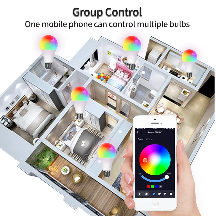 group control light bulb